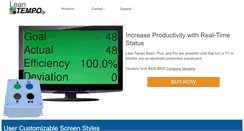 Desktop Screenshot of leantempo.com